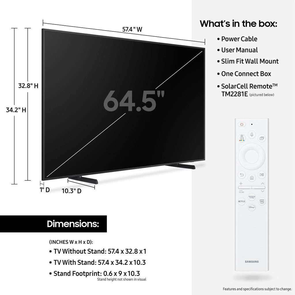 65 Class QLED 4K Smart TV K7398