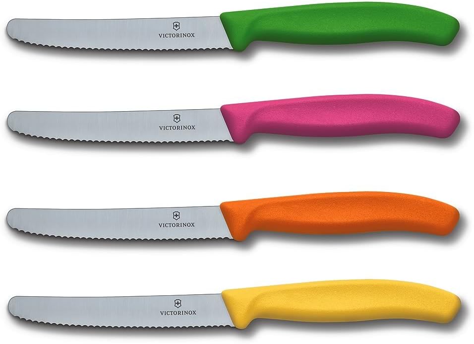 4-Piece 4.5" Round Tip Paring Knife Set H280211