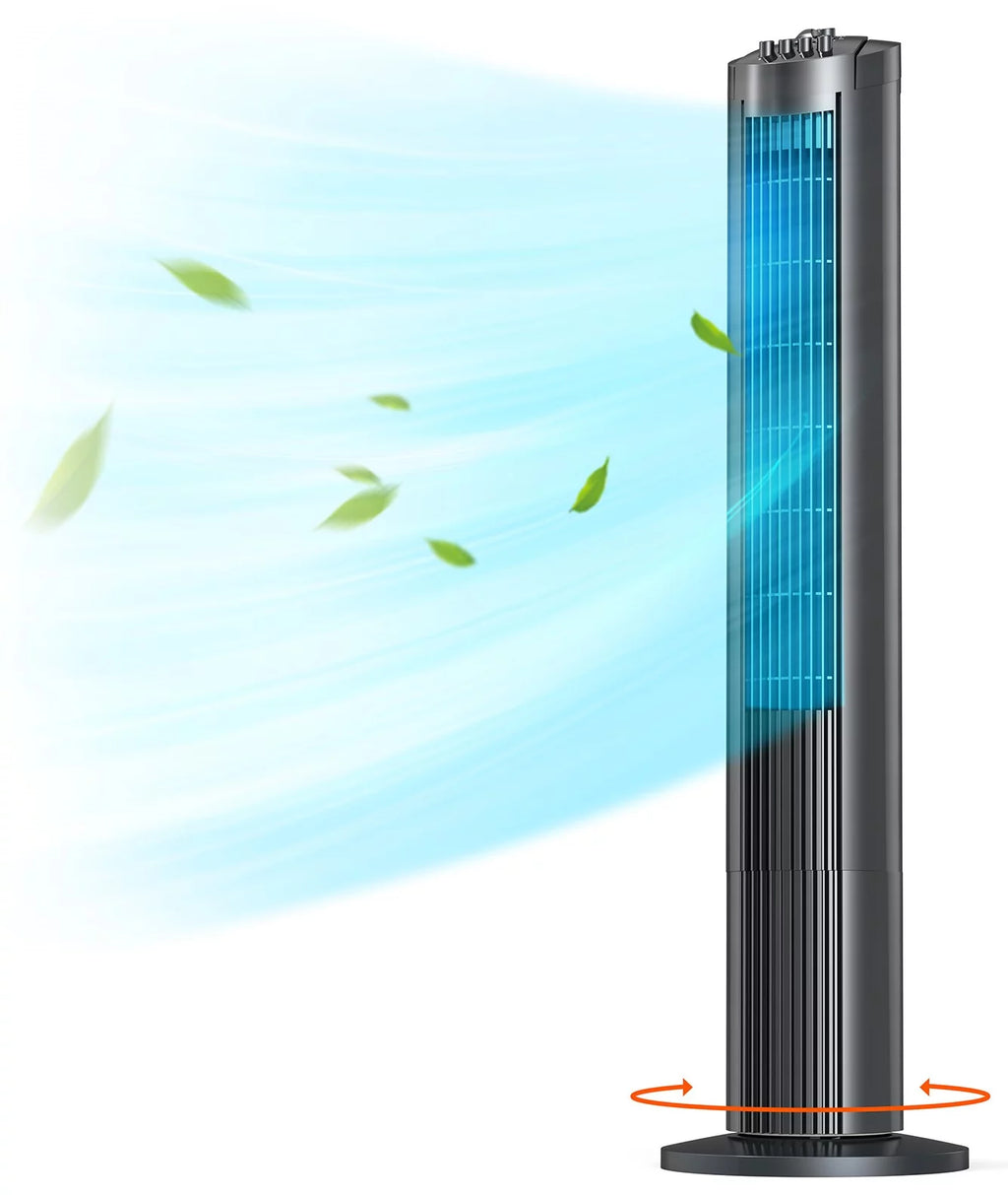 Black 36 Tower Fan with 3 Speed Settings S26902