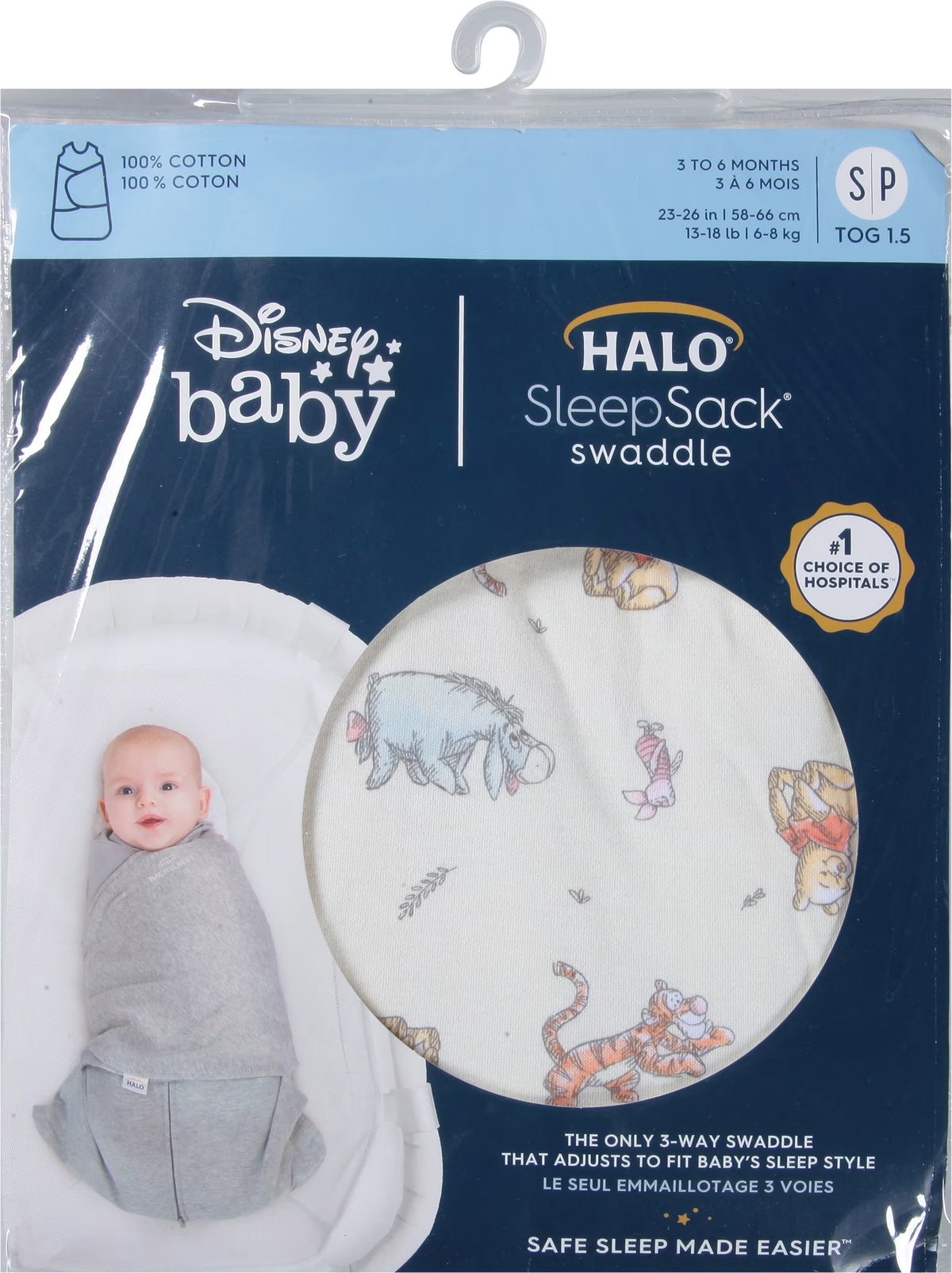 Winnie Frolic Swaddle Small 1 ea K707308