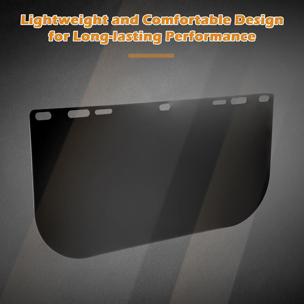 15.5'' x 8'' Tinted Full Face Shield Replacement Lens W9201