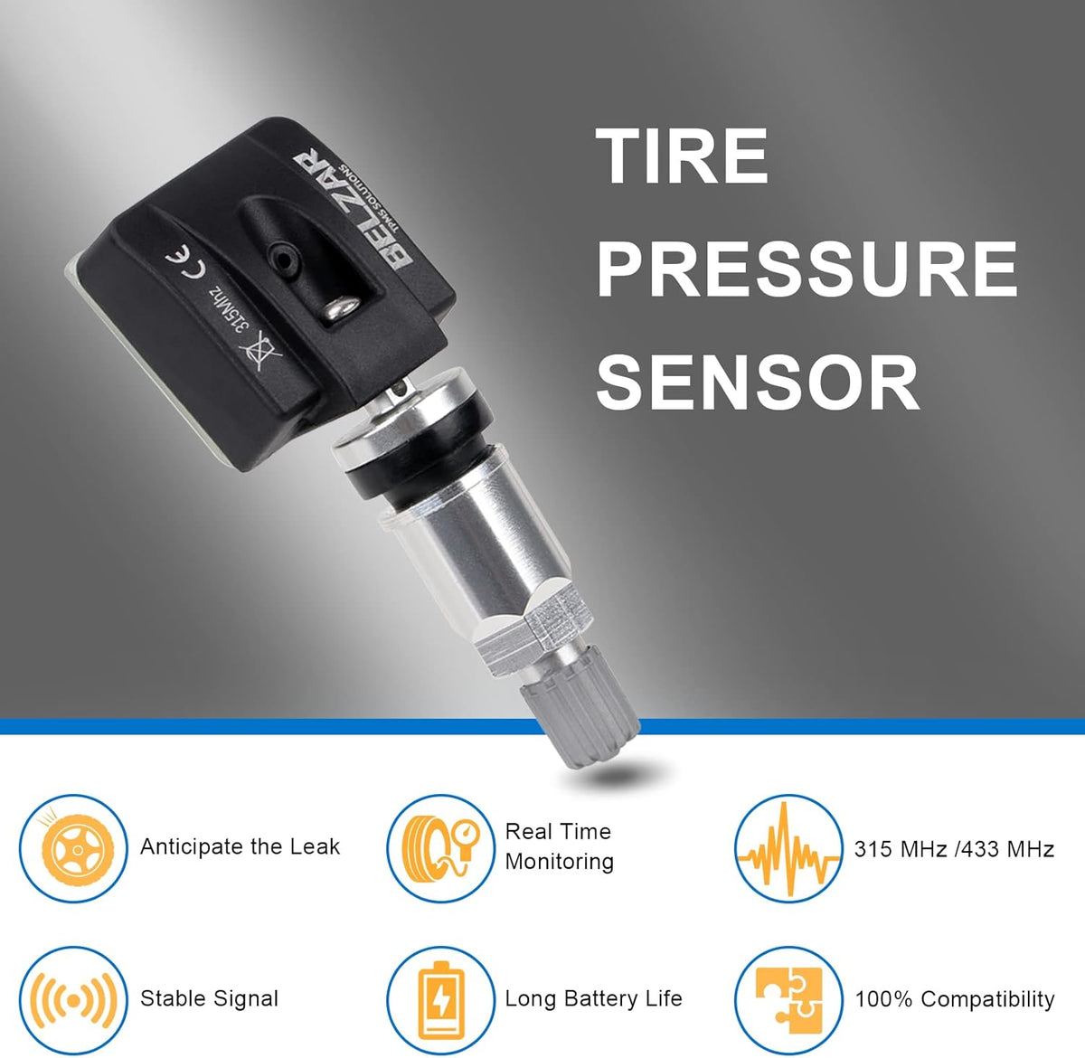 TPMS Tire Pressure Sensors 315MHz Preprogrammed Replacement 4 Pack N709