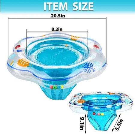 Inflatable Pool Float Ring for Infant Toddler PVC Seat J9772