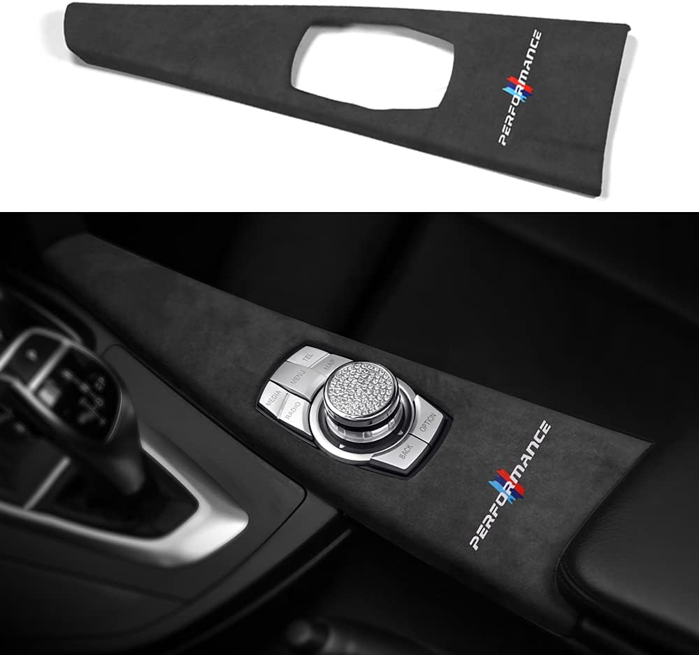 Multimedia Buttons Panel Cover Trim Sticker Kit Interior Accessories Pack of 2 E7349