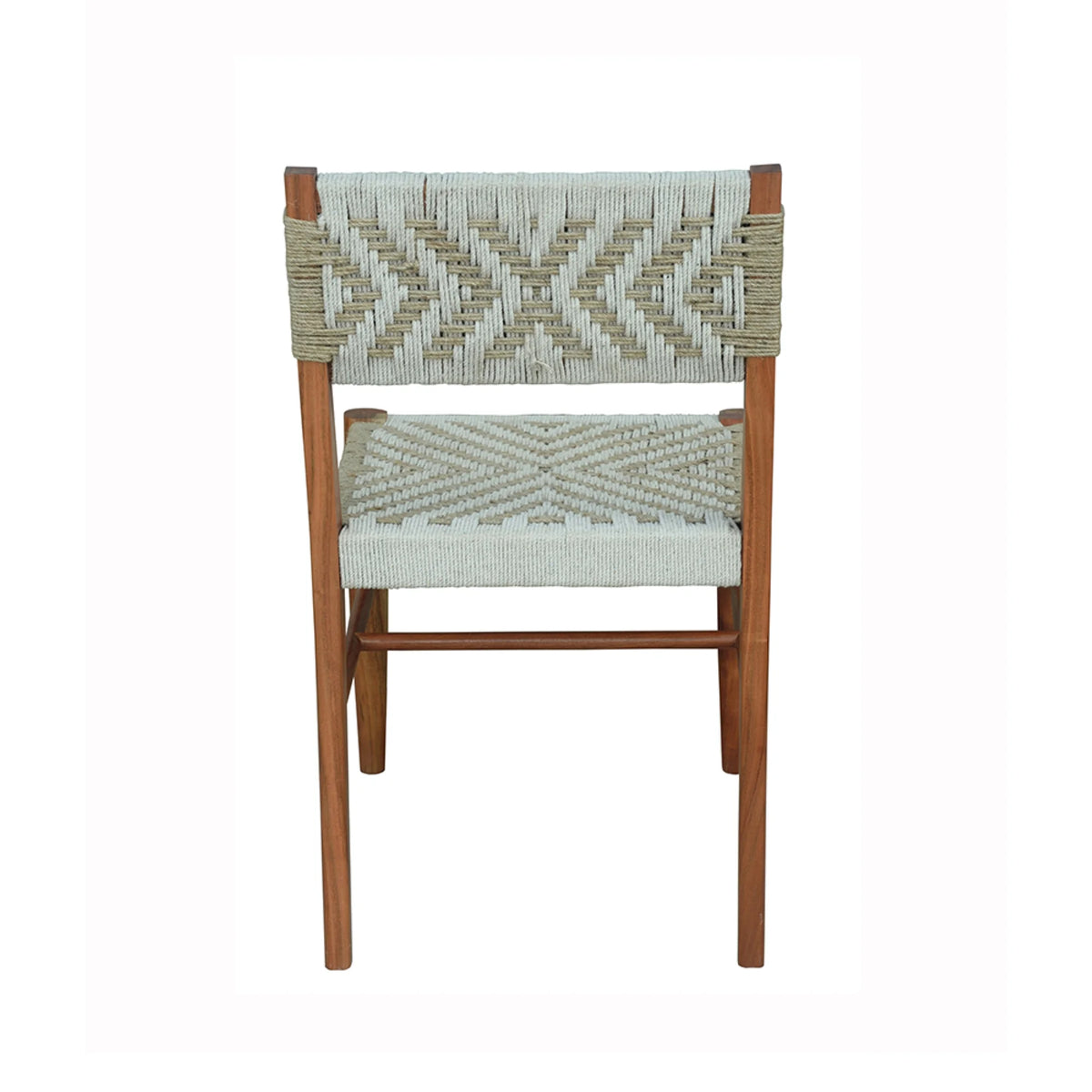 Gray and Brown Weaving Chair Y404