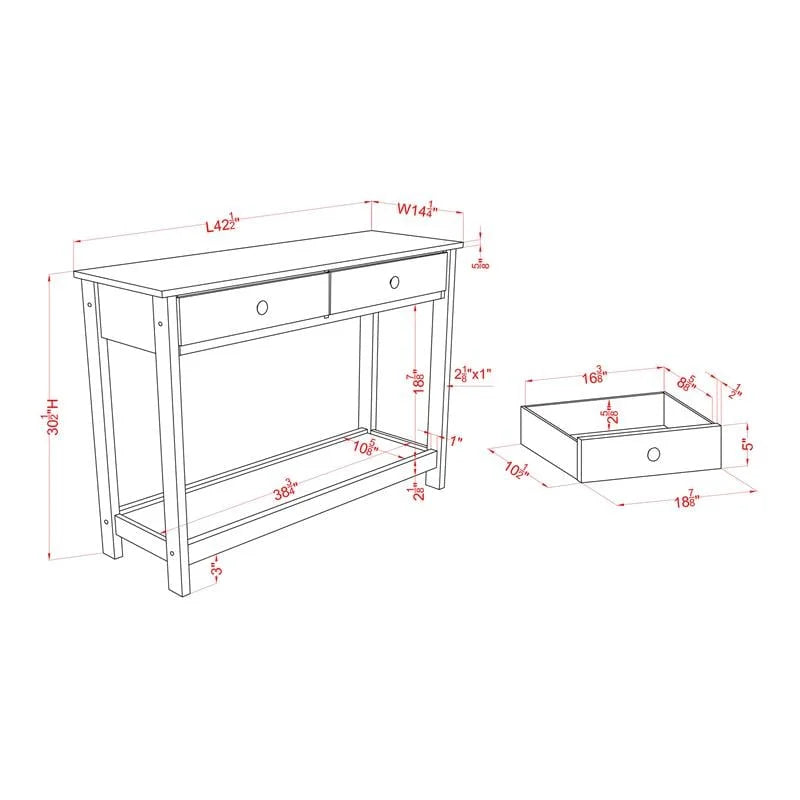 3-Piece Wood Coffee Table Set in Gray H304573