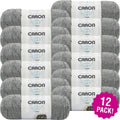 12 Pack Gray Heather Yarn U26697