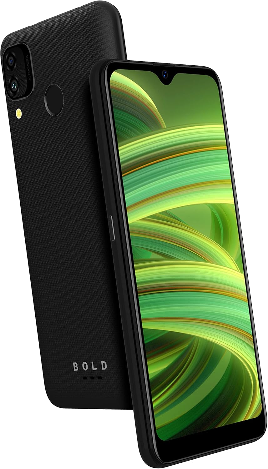 Black 6.1” HD+ Infinity Display 32 GB Dual 13MP Camera Unlocked Phone Pack of 2 X155127