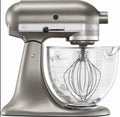 5-Quart Tilt Head Stand Mixer With Glass Bowl Silver D63030