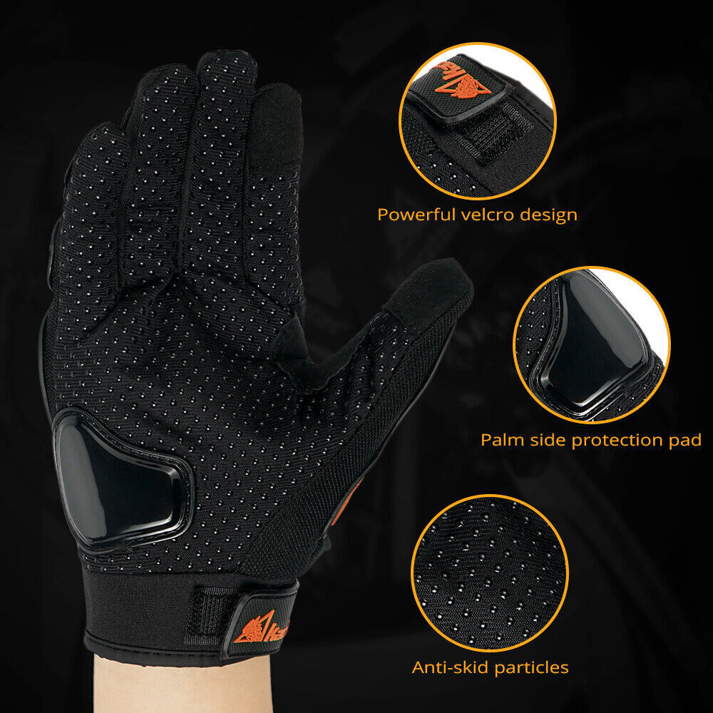 4 Color Motorcycle Racing Full Finger Touch Screen Gloves E856038