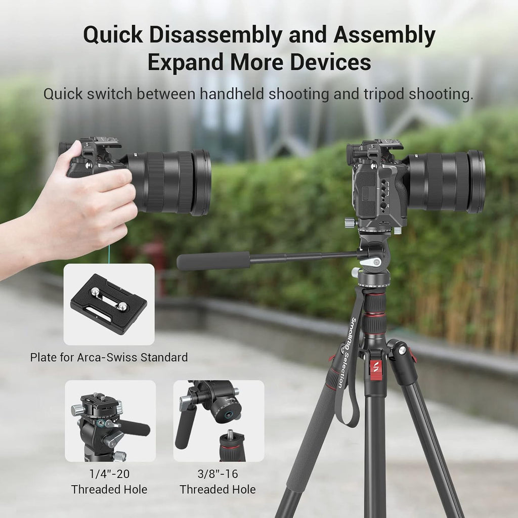 Video Head with Quick Release Plate H127