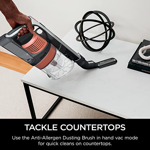 Cordless Stick Vacuum with DuoClean PowerFins, MultiFLEX, 120-min Runtime, Double Battery, Rosewood, Red Q325205