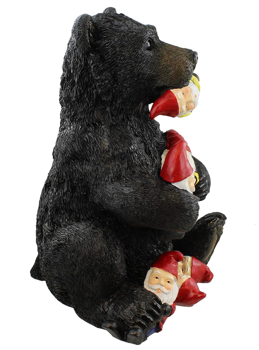 Black Bear Garden Gnome Statue D7625