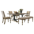 8-Piece Driftwood Dining Set T81117