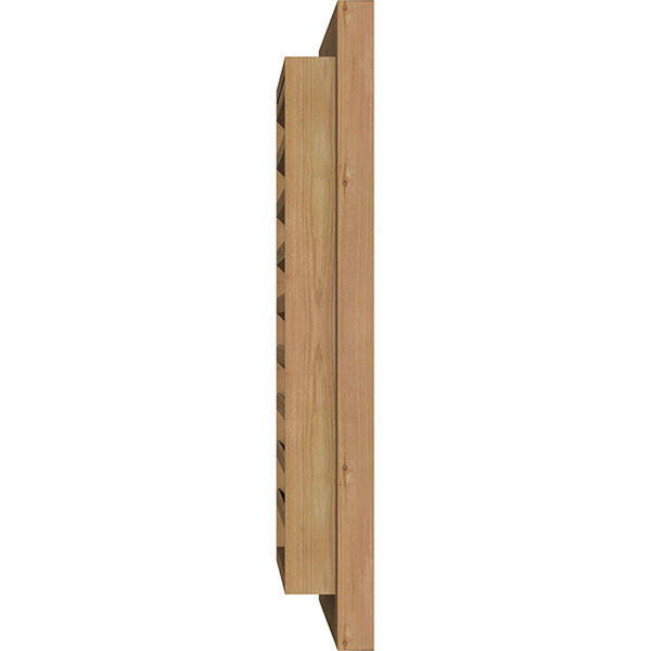 Unfinished Vertical Gable Vent G834
