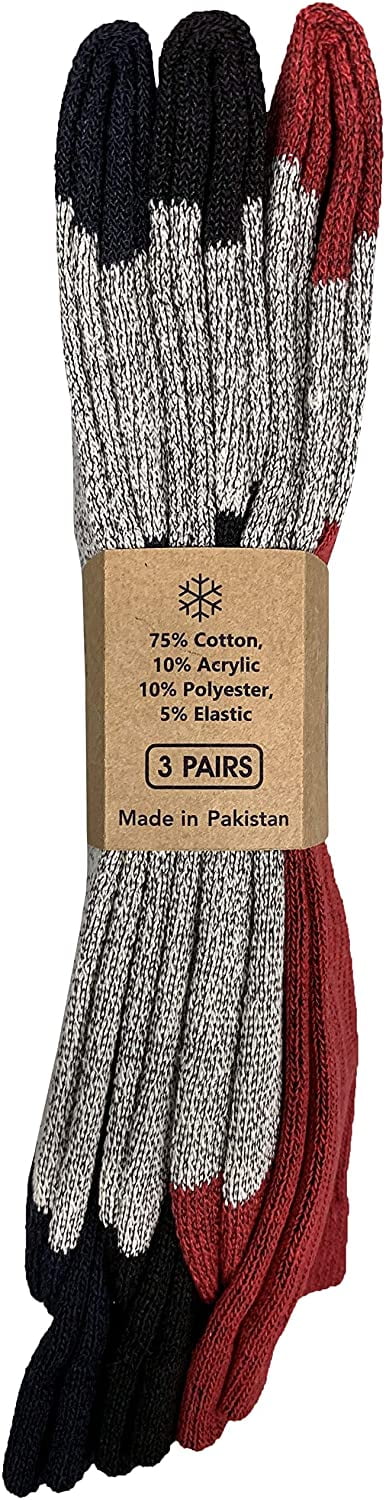 120 Pair Cotton Thermal Camping Boot Socks Z9504
