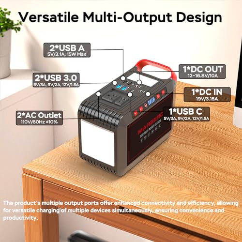 Portable Power Station 88Wh Lithium Battery with AC Outlet C518496