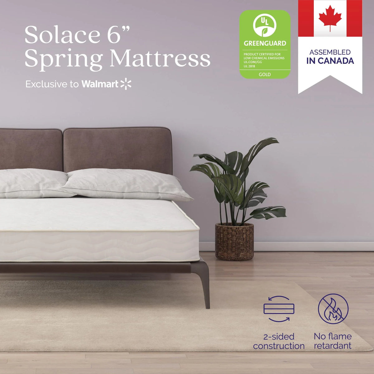 6'' 2-Sided Bonnell Coil Mattress, Twin Size C18806