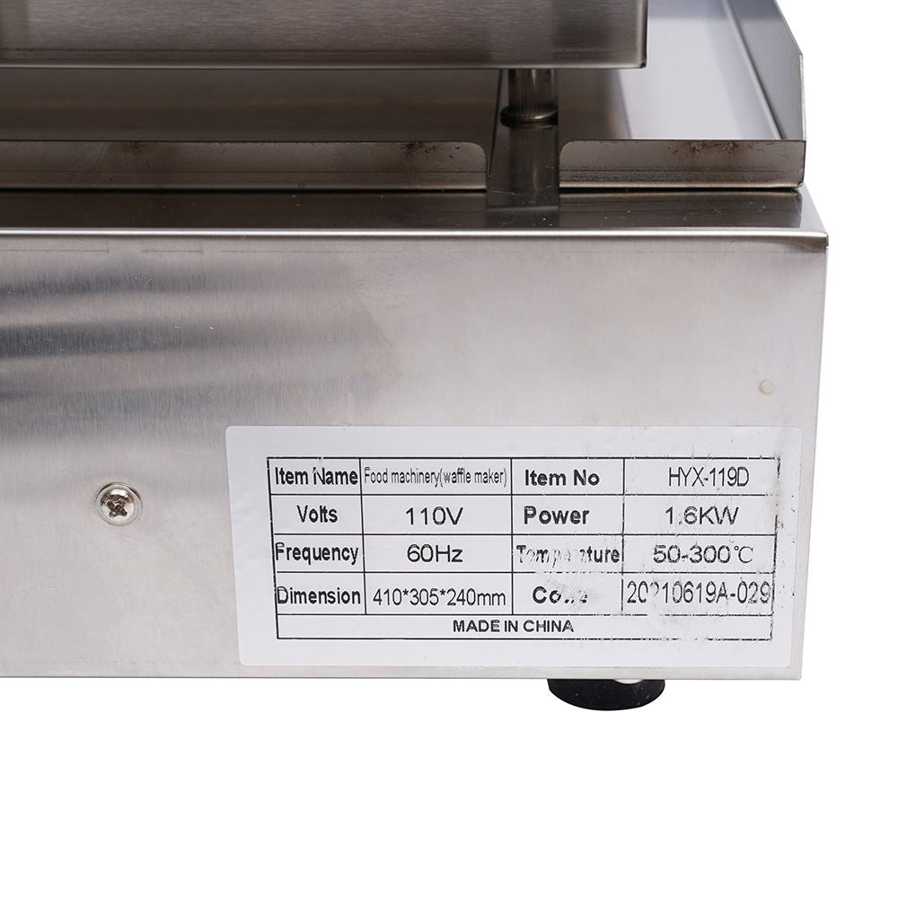Non-Stick Electric Waffle Maker 1.6kW U8423