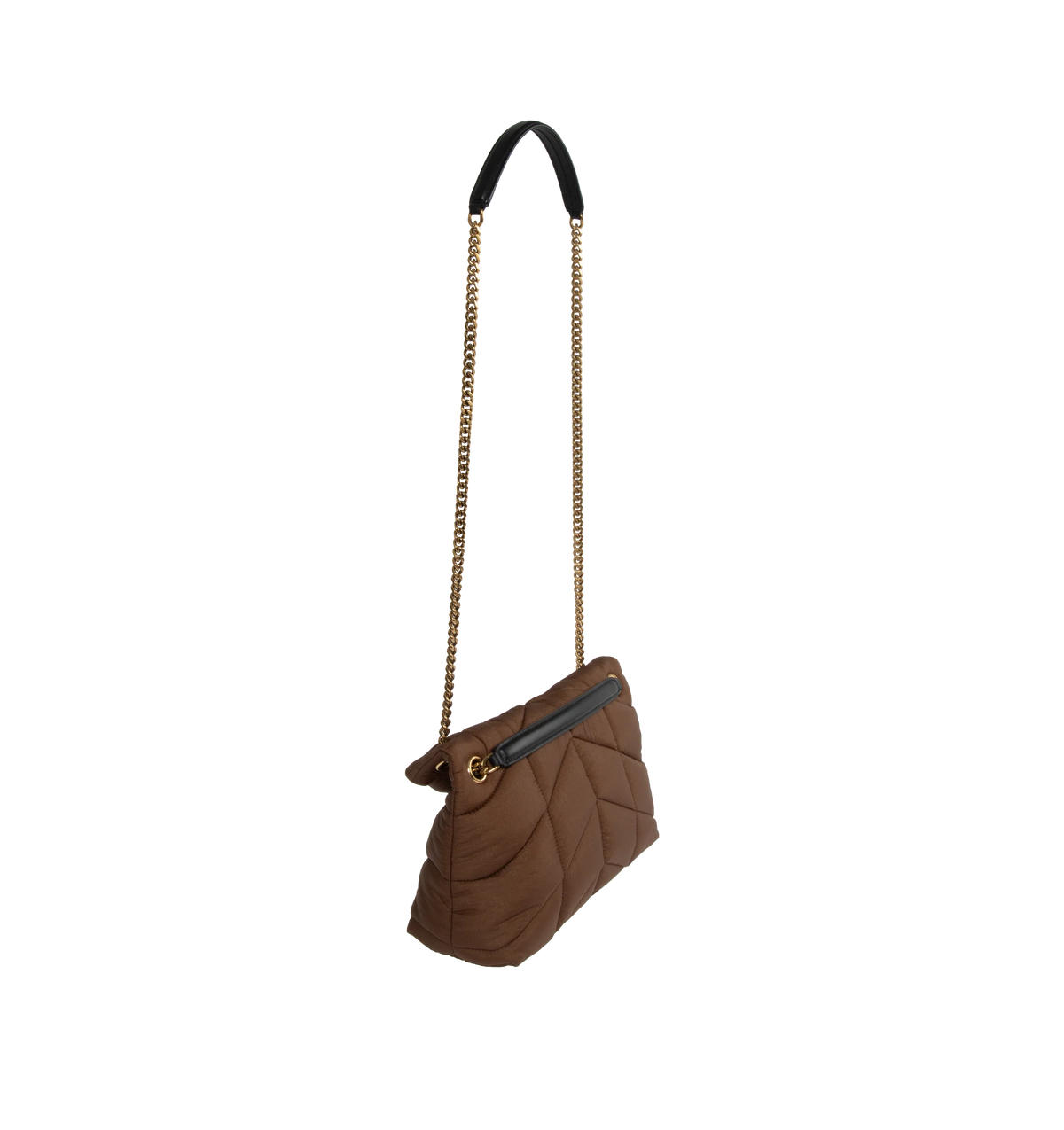 Small Nylon and Leather Bag F2387