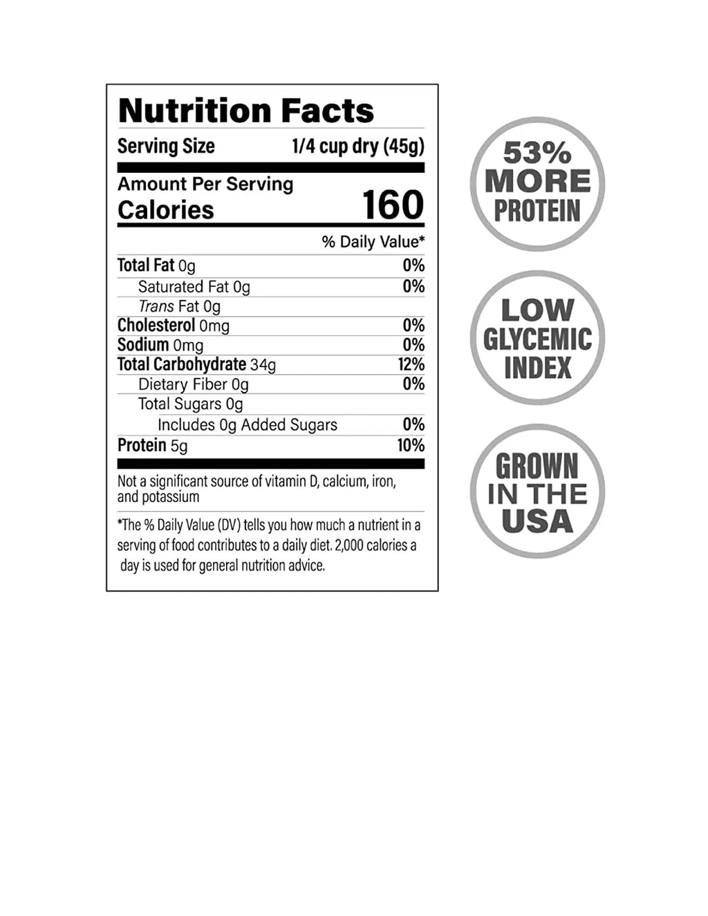 High-Protein Long-Grain White Rice 5lb Bag I352