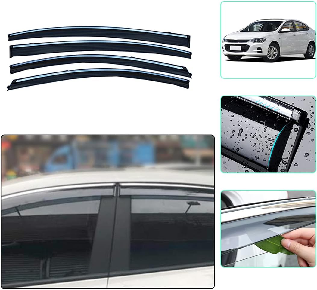 Side Window Deflector 4 Pcs Set Y426743