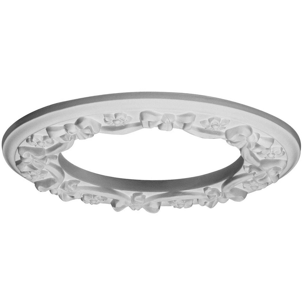 Ribbon with Bow Ceiling Medallion V931051