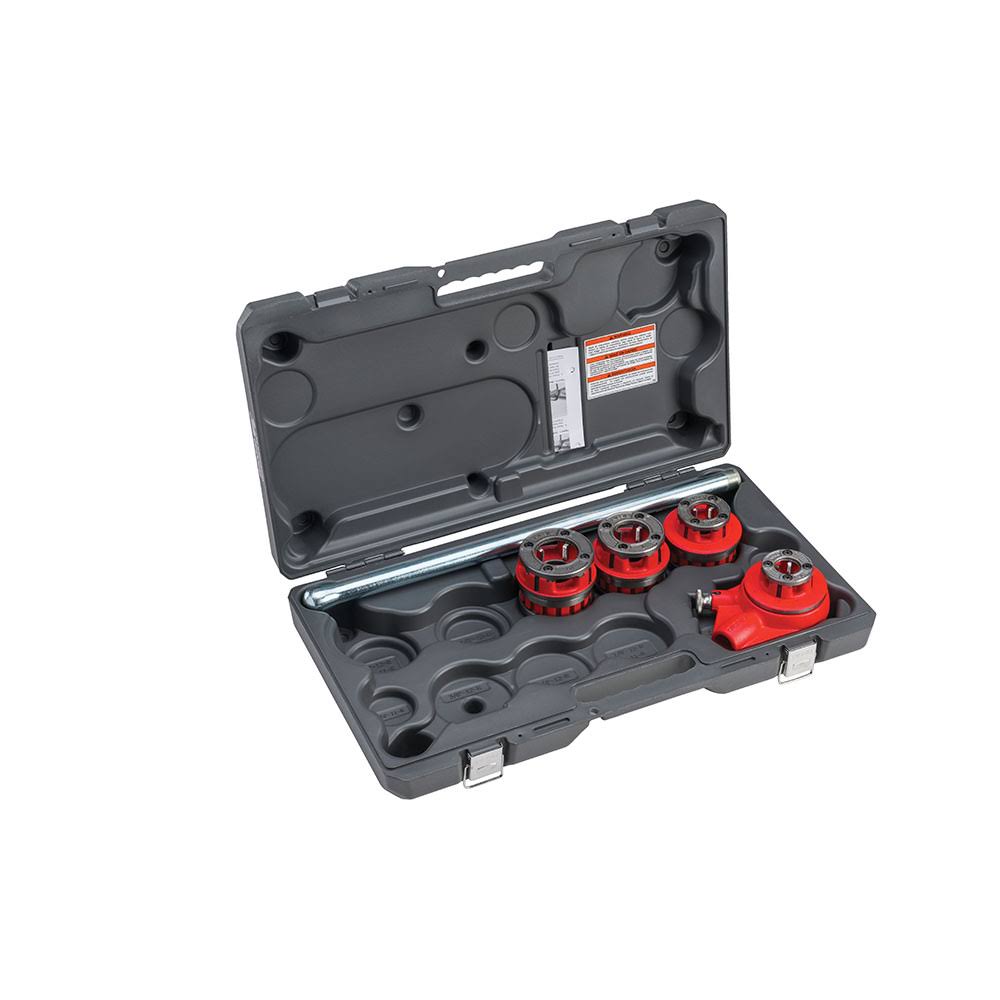 1/2x22 1-1/4x22 NPT Exposed Ratchet Threader Set O43073