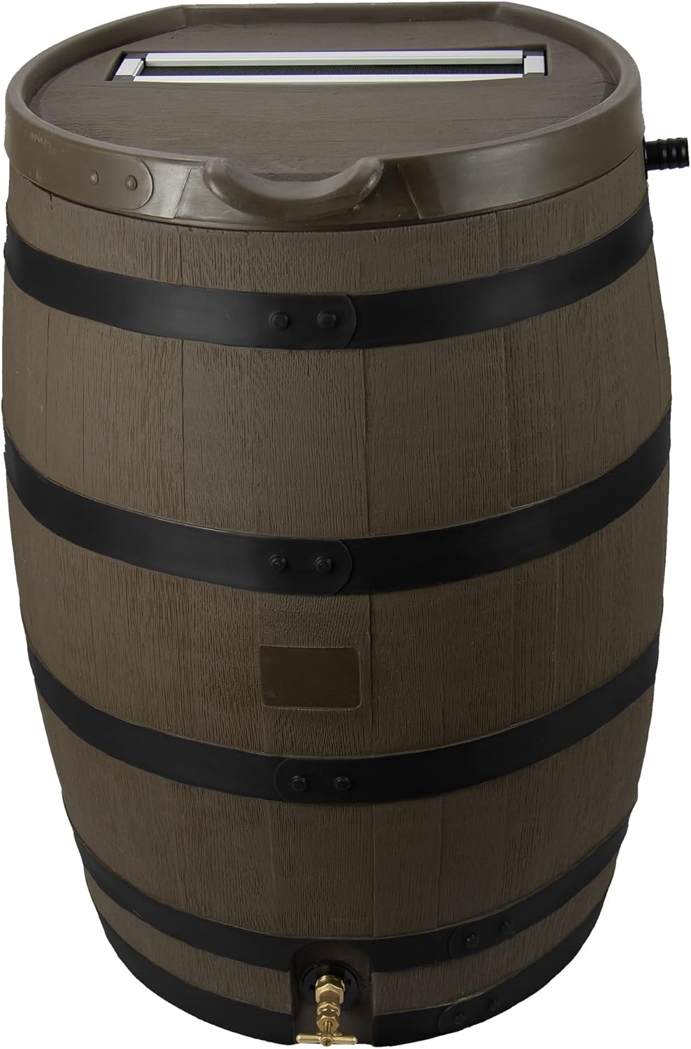 55 Gallon Polyethylene Rain Barrel with Removable Lid A452