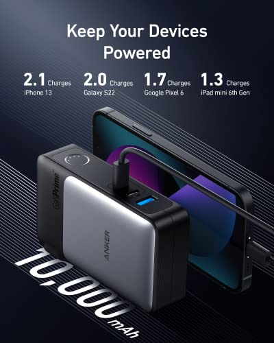 10,000mAh 30W USB-C Portable Charger with 65W Wall Charger G6581