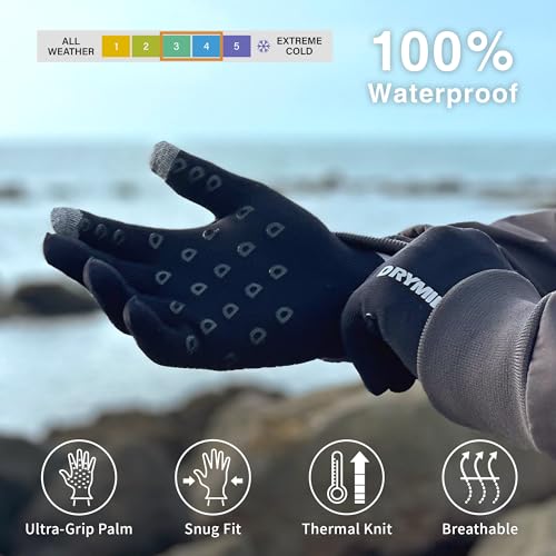 Waterproof Winter Wool Blend Touchscreen Gloves V11441