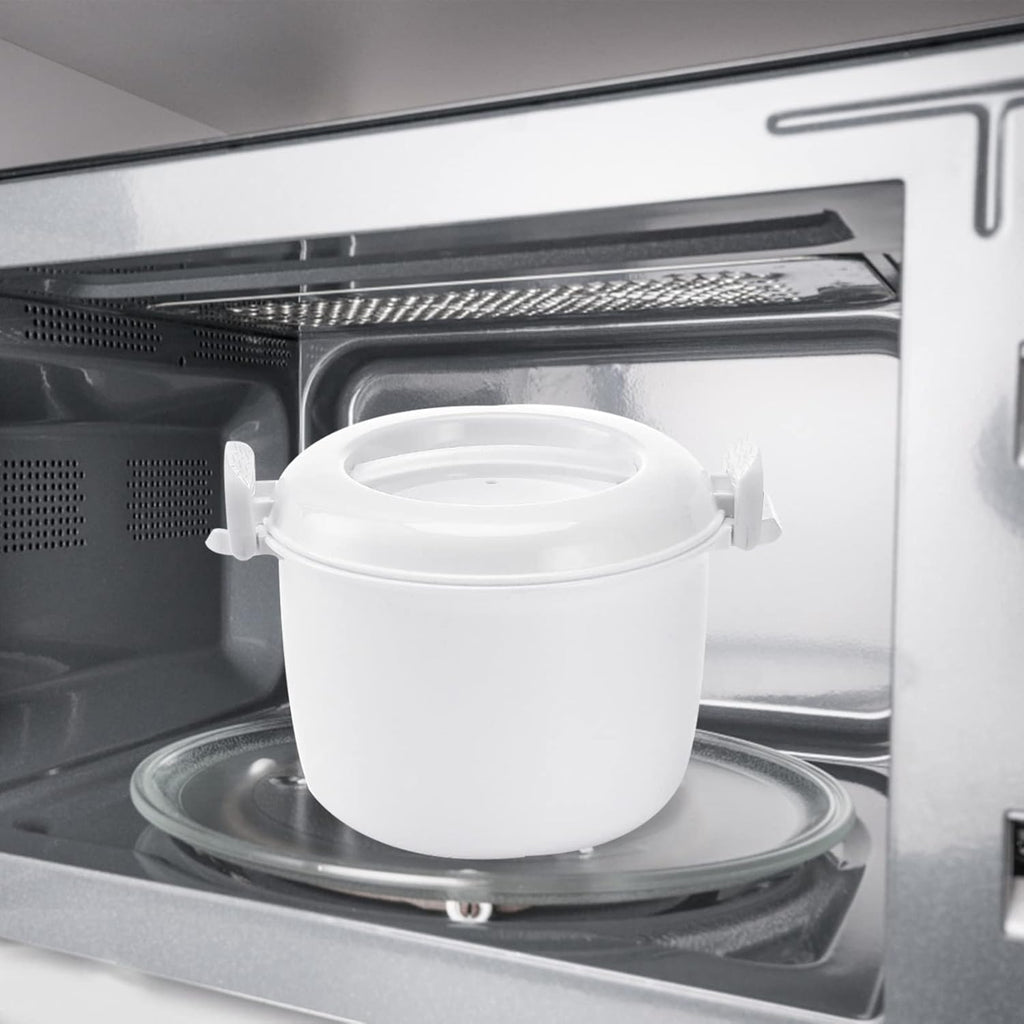 2pcs Round Microwave Rice Cooker Rice Steamer J754
