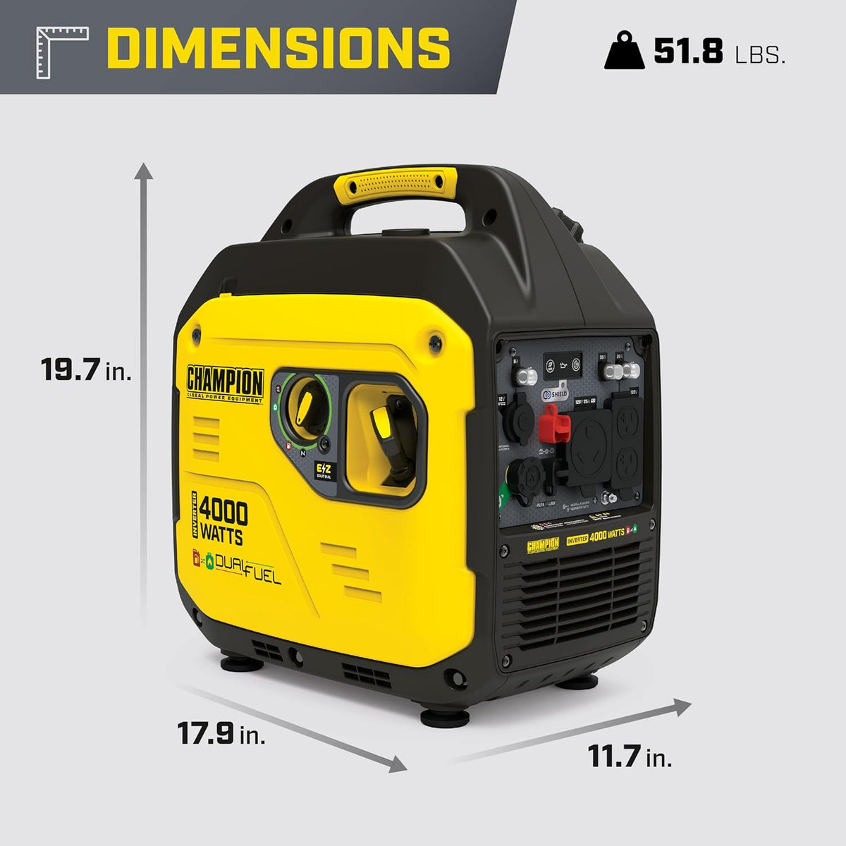 4000-Watt Dual Fuel Portable Inverter Generator K640