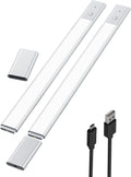 Under Cabinet Lights 48 LED Motion Sensor Light Indoor Wireless Rechargeable 2 Pack V930180