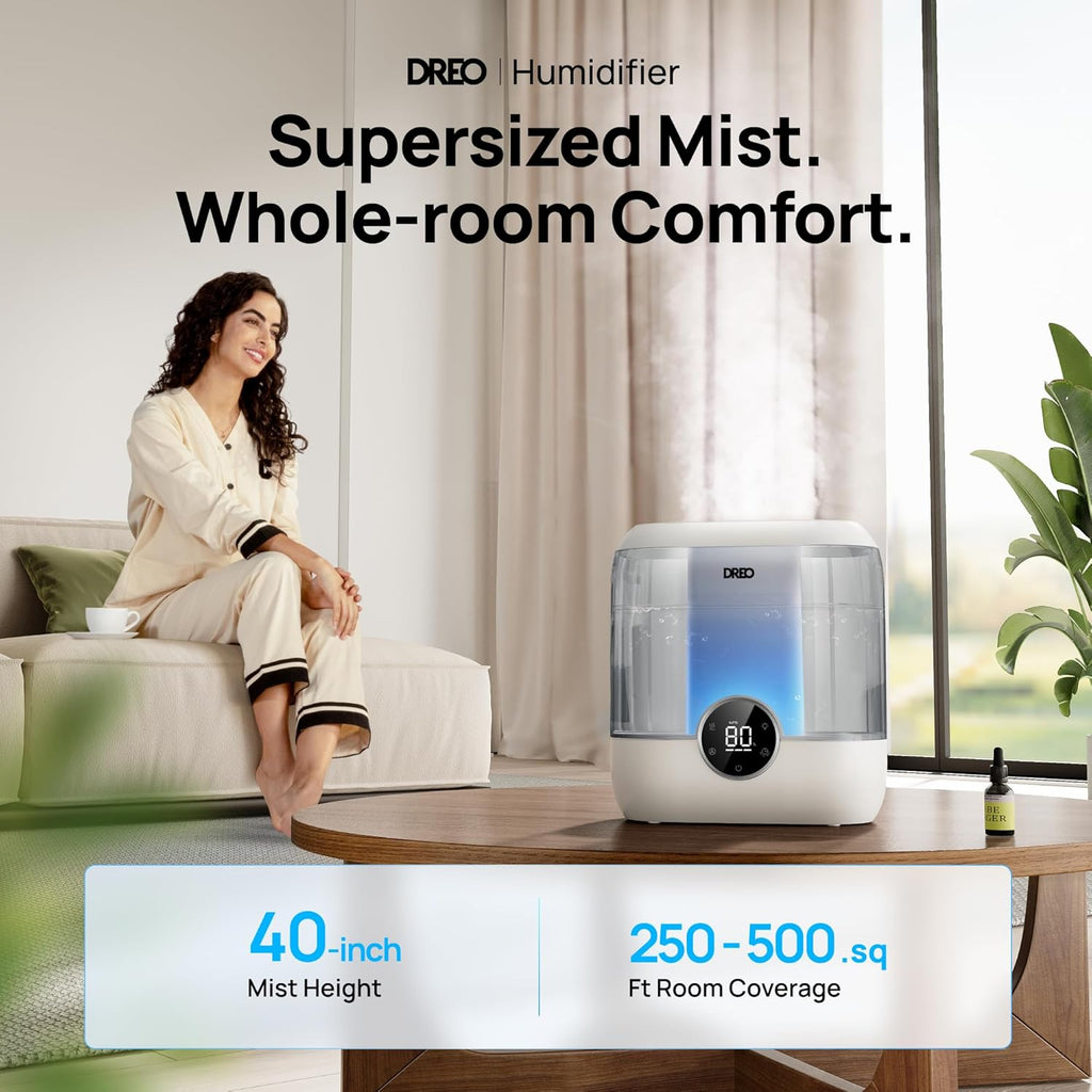 6L Smart Ultrasonic Humidifier, Gray Z4966