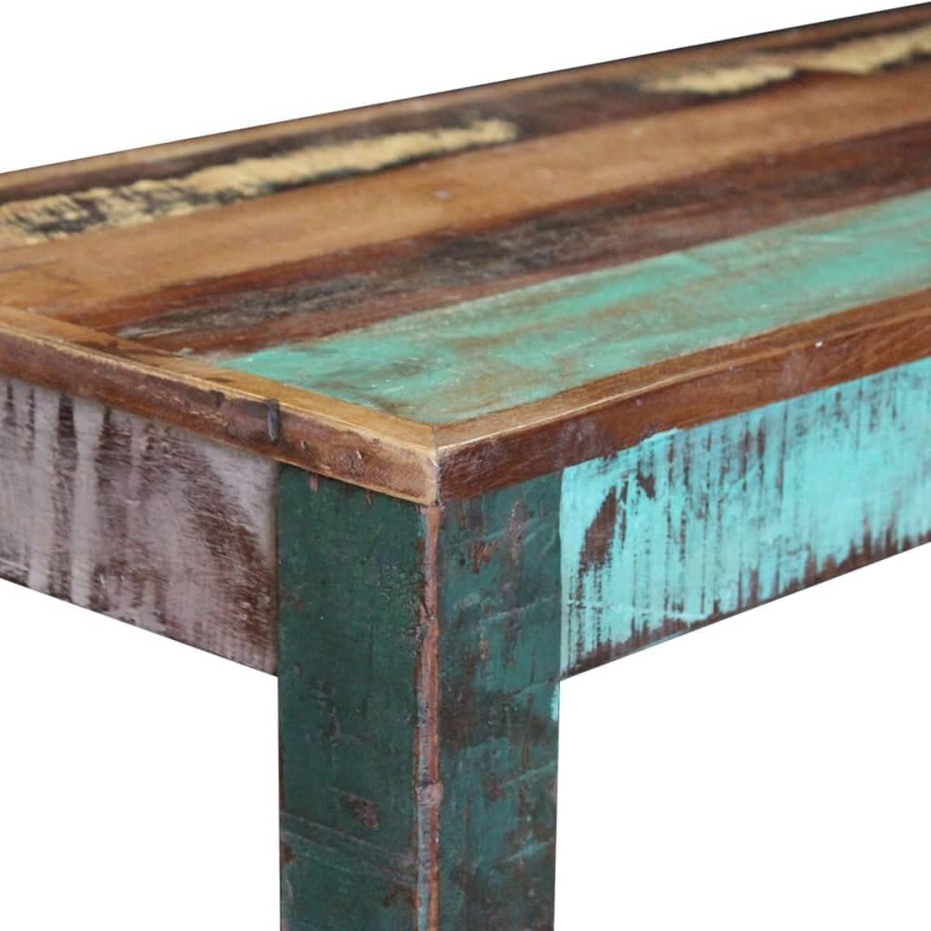 Solid Reclaimed Wood Bench 43.3"x13.8"x17.7" X425236