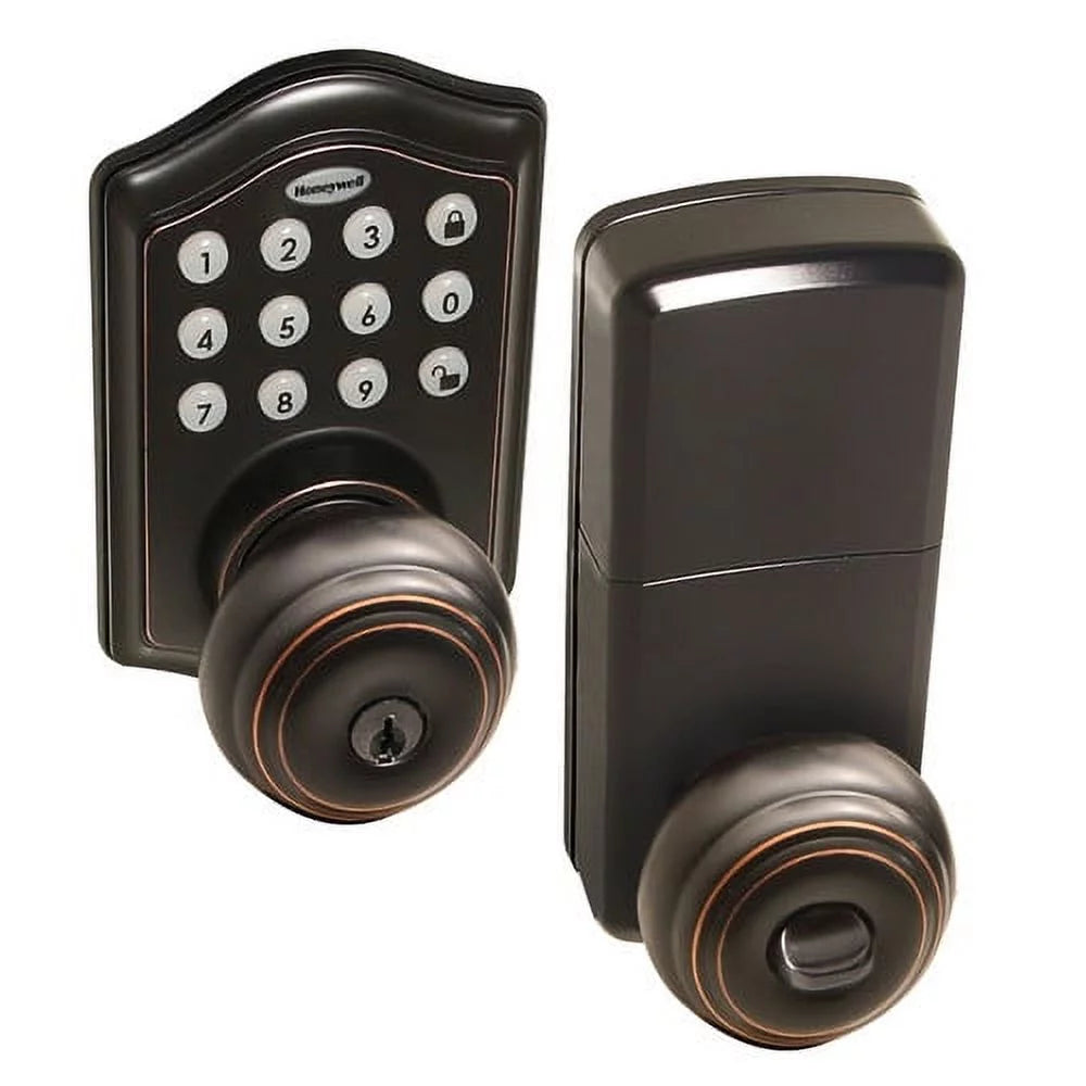 Polished Brass Electronic Entry Door Lock P83604