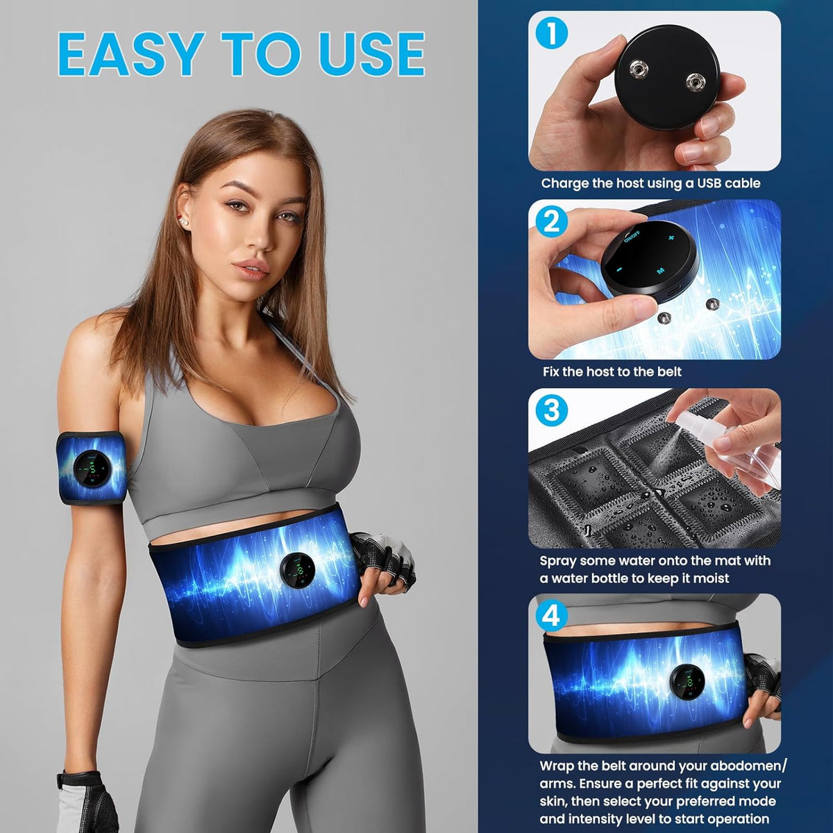 ABS Stimulator Muscle Toner T2380