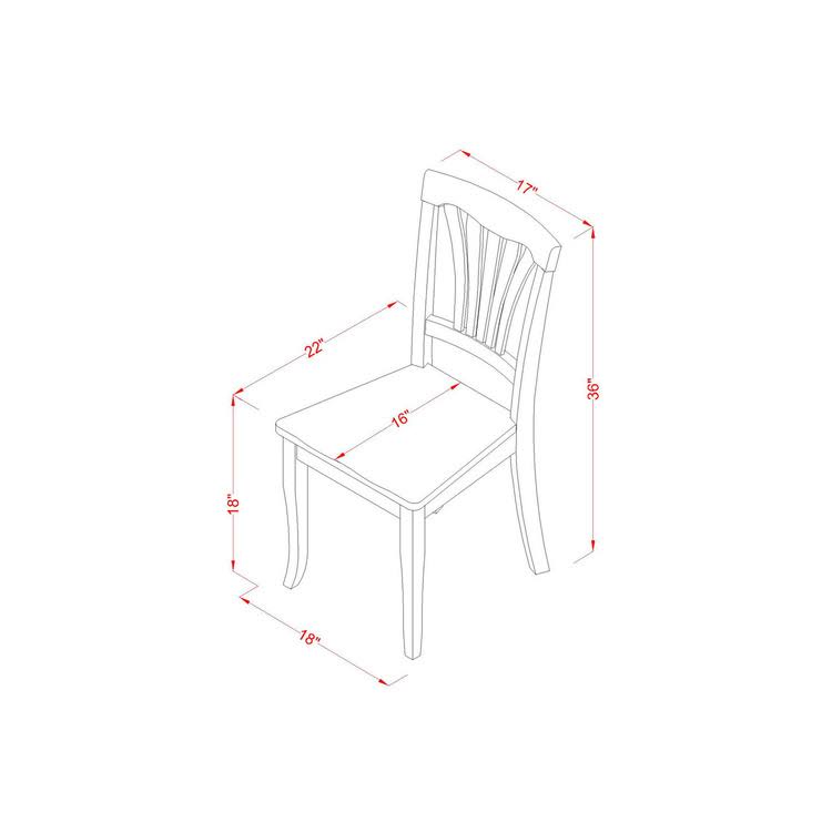 5pc White Rectangular 60 inch Table and 4 Chairs W4890