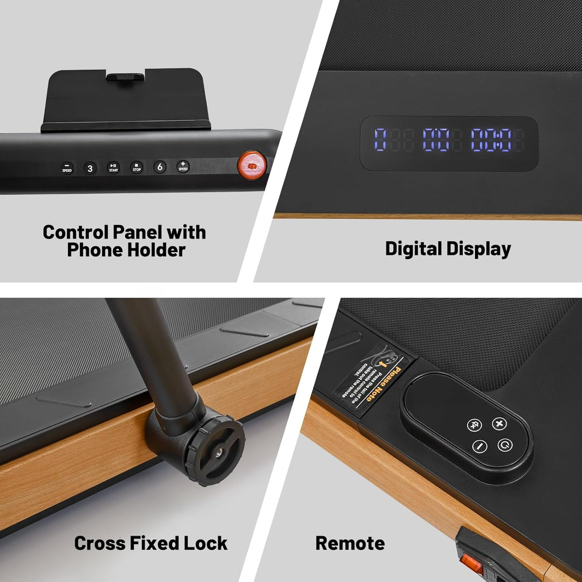 Folding Walking Pad Under Desk Treadmill with Remote Control Z450