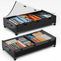 80L Extra-large Rolling Under Bed Storage Bins 2 Pack with Removable Lid M1224