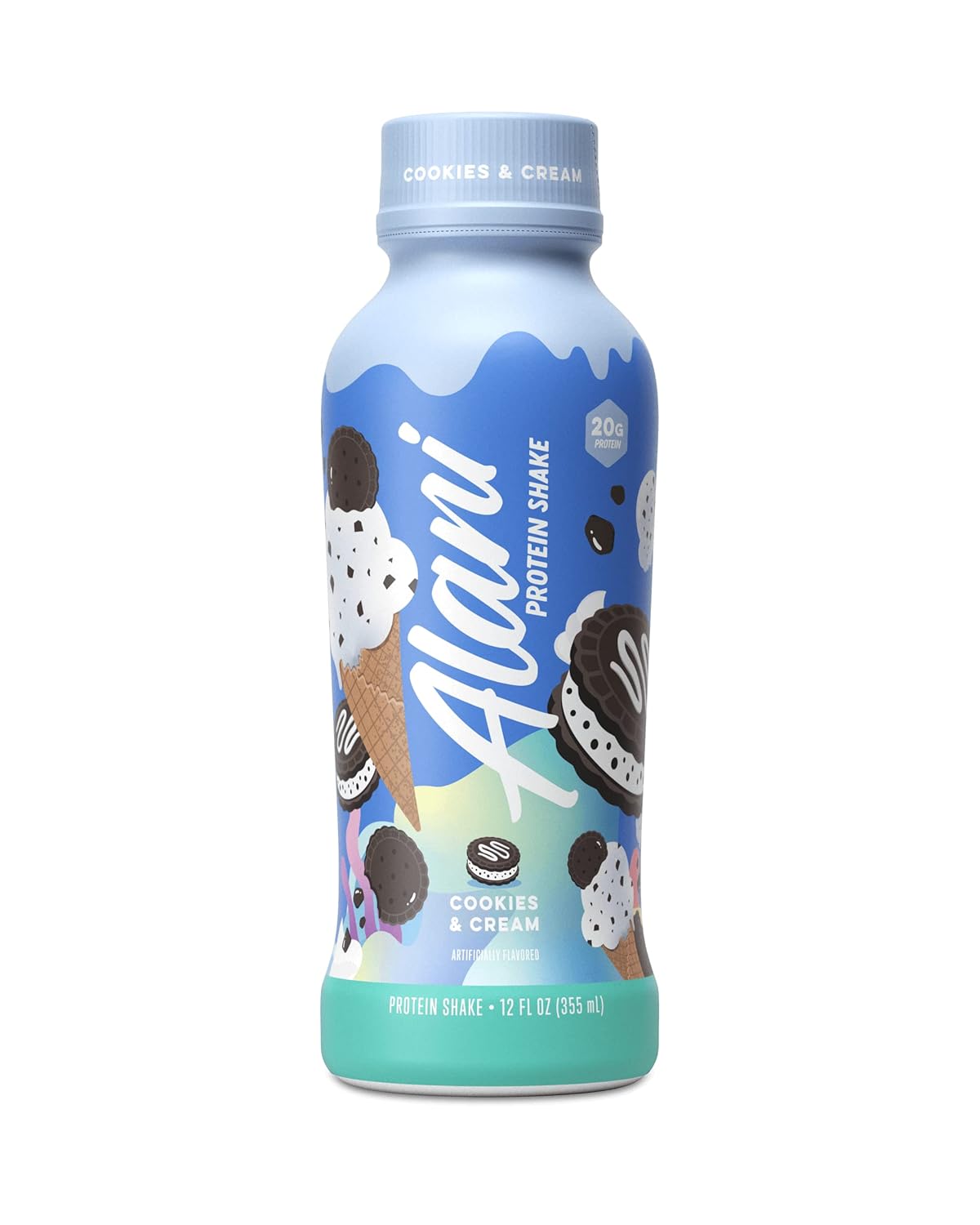 Cookies & Cream Protein Shake, 4 Pack, 12 Fl Oz U563490