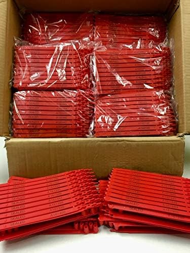 Red Plastic Seal Security with Print Progressive Numbering N935