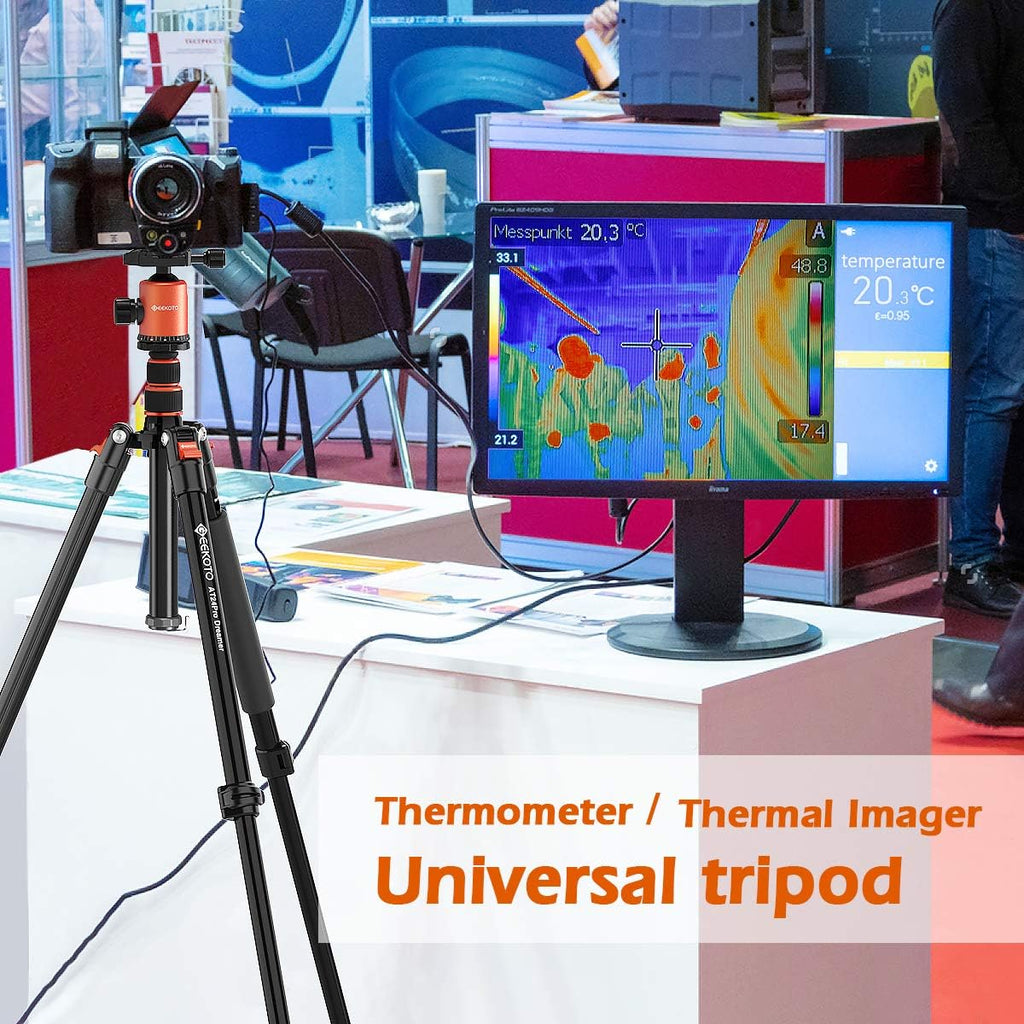 77’’ Aluminum Camera Tripod with 360 Degree Ball Head T4812