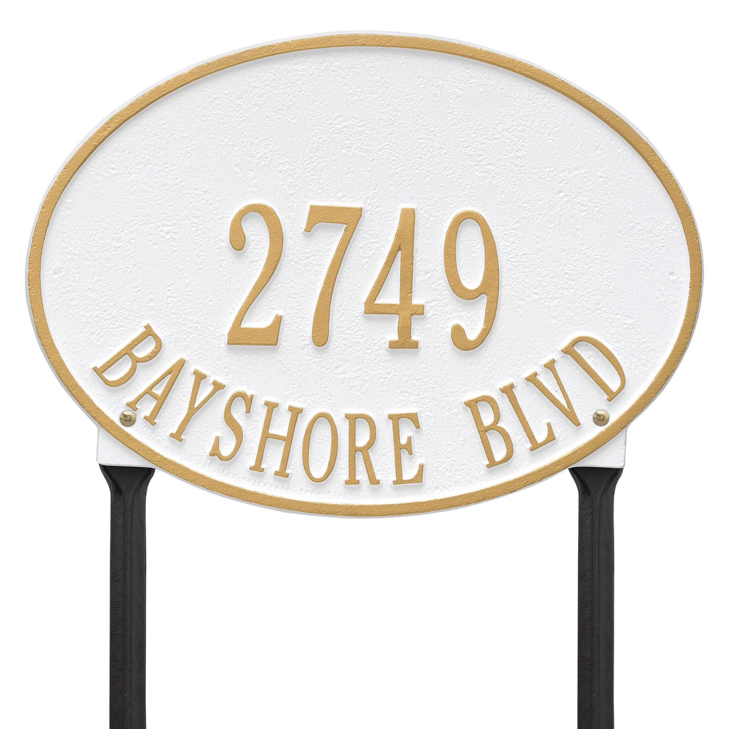 Two Line Address Plaque L196890