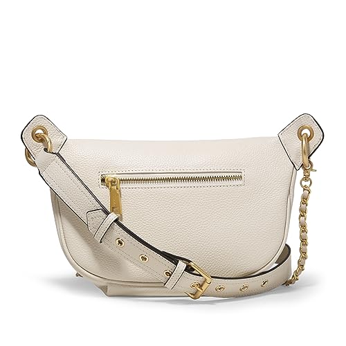 Genuine Leather Waist Packs with Chain Straps Z495