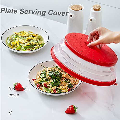 Collapsible Microwave Lid, 10.5 inches Plate Cover with Hook Hole, BPA Free A890998