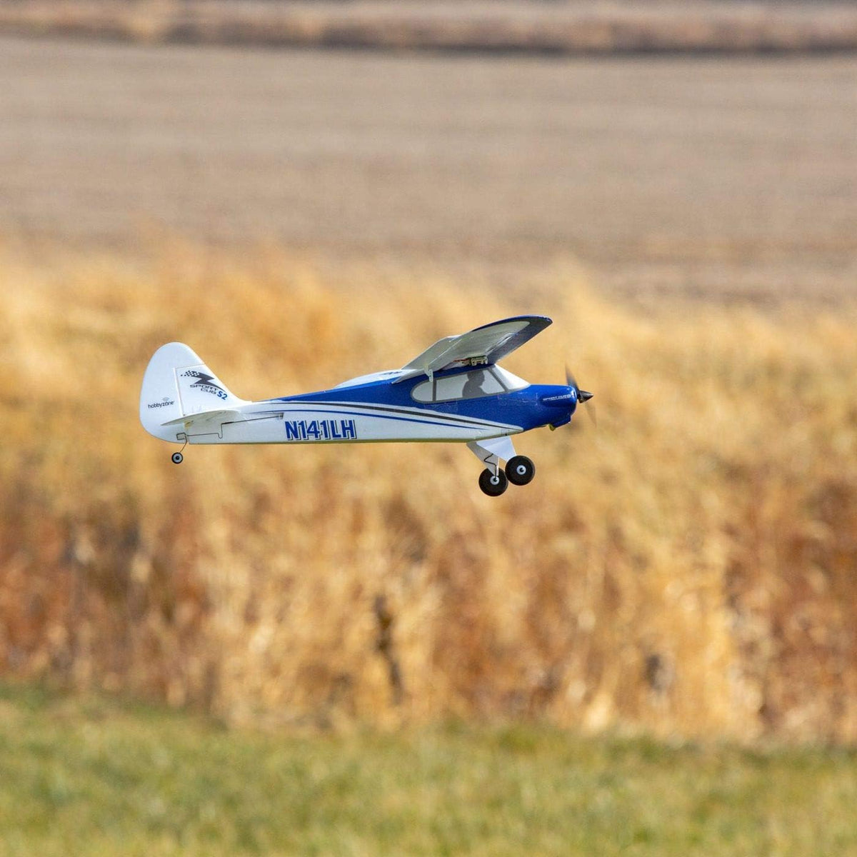 Blue & White RC Airplane BNF Basic N5987