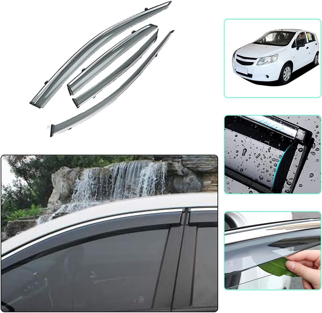 Side Window Deflector 4 Pcs Set Y426743