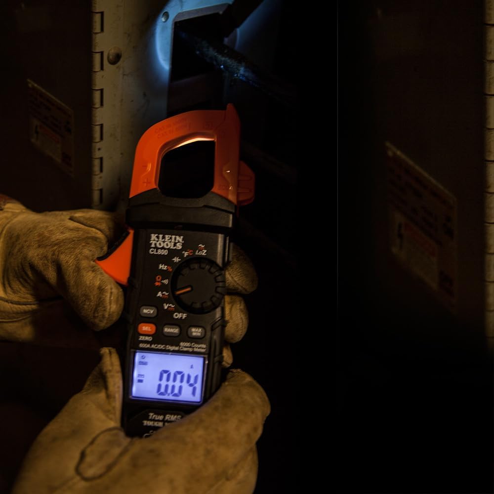 Digital Clamp Meter, Auto Ranging TRMS, AC/DC Volt/Current, LoZ, Continuity, Frequency, Capacitance, NCVT, Temp, 1000V B42791